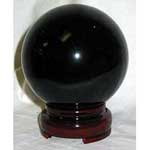 80mm Black gazing ball