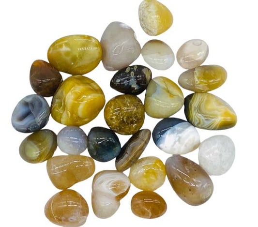 Agate, Natural tumbled stones