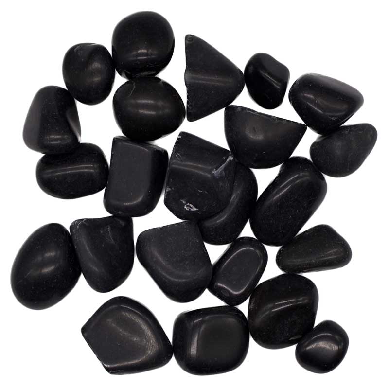 Black Tourmaline tumbled stone 10-35mm