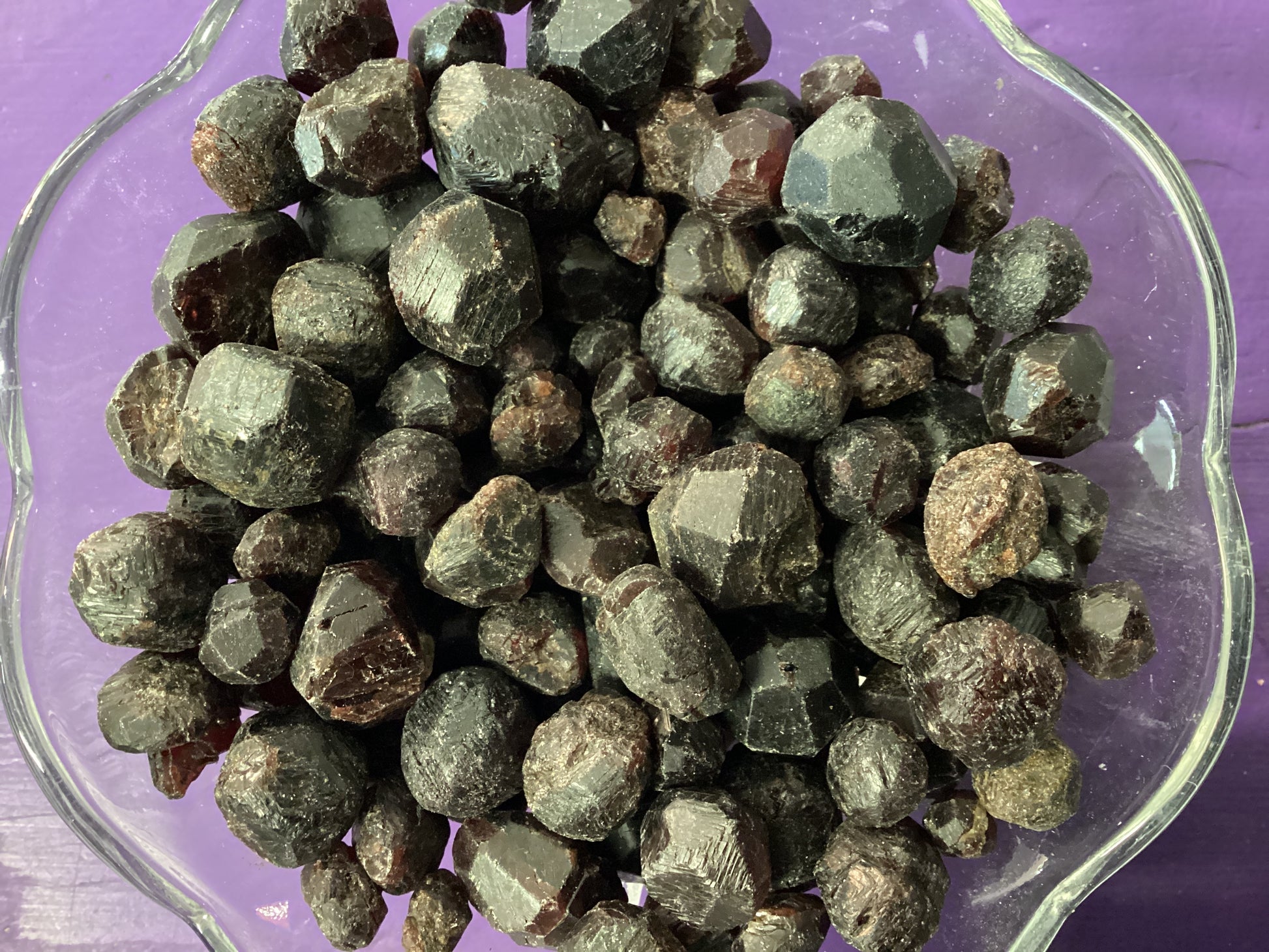 Garnet is believed to release bad karma, protective energy