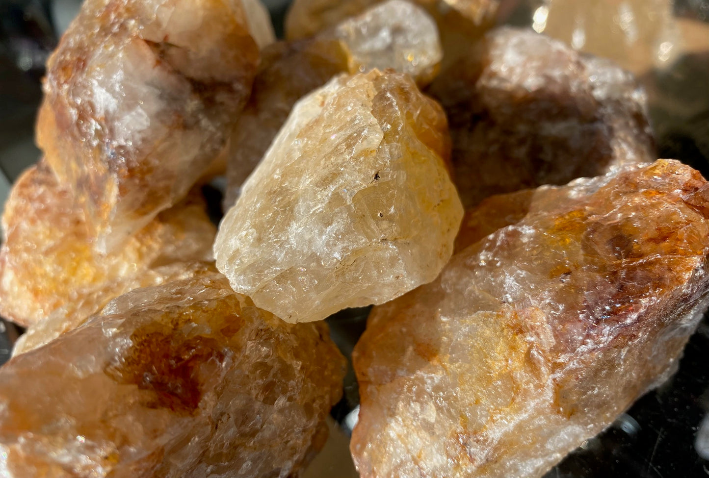 Golden Healer Quartz is swirled with amazing golden colors