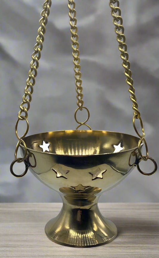 Brass Hanging incense burner