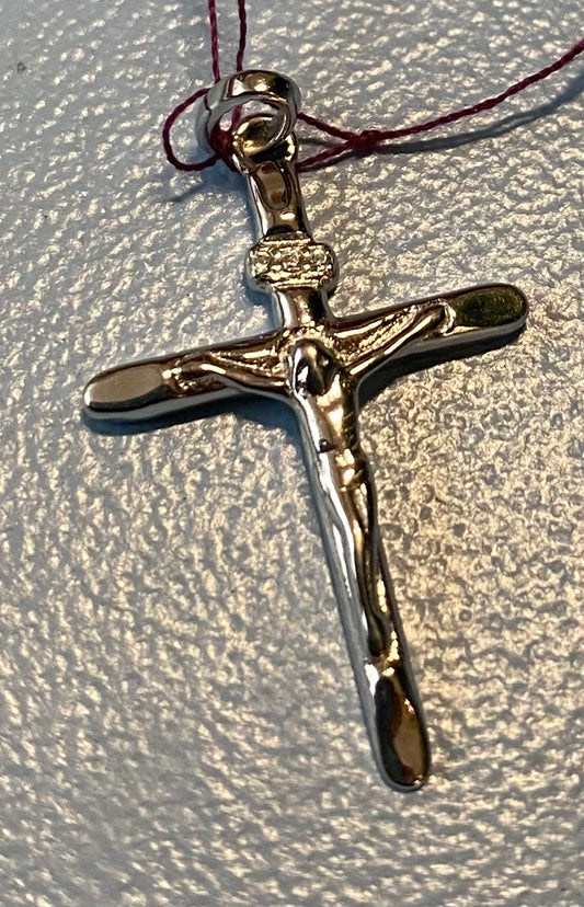 Sterling Silver Crucifix Cross Pendant