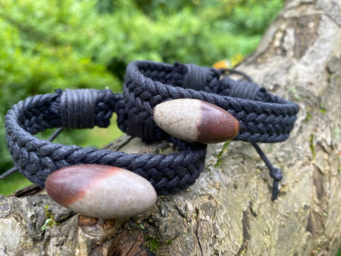 Shiva Lingam Wax Cord Bracelet