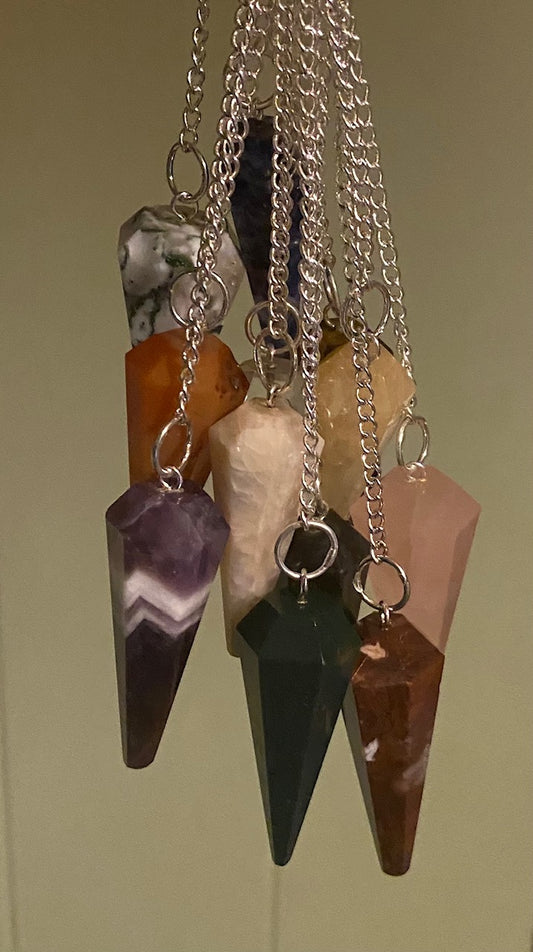 Pendulum Hexagonal Assorted Stones