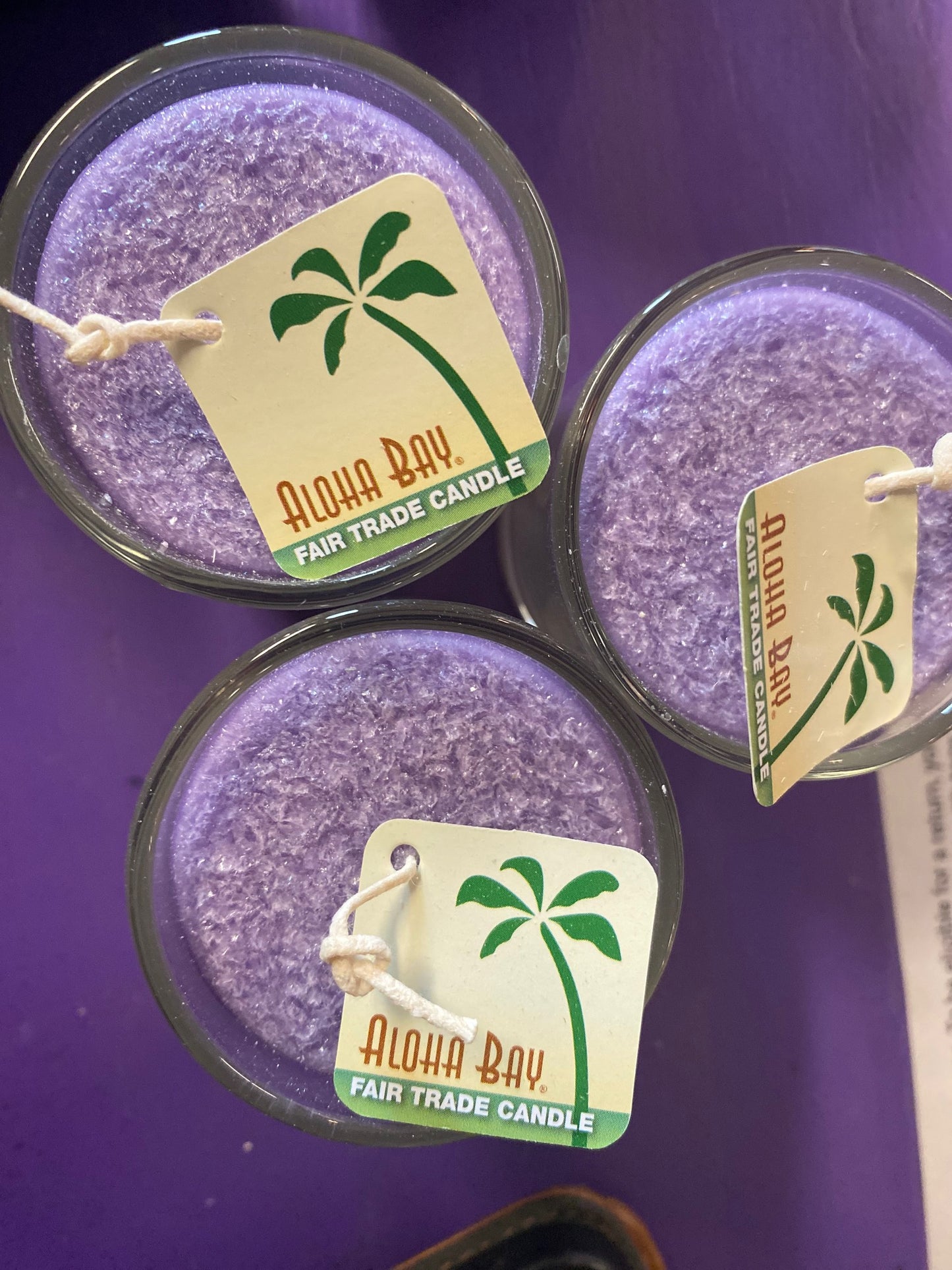 Aloha Bay Unscented Chakra Energy Glass Votive Candle 2.5oz