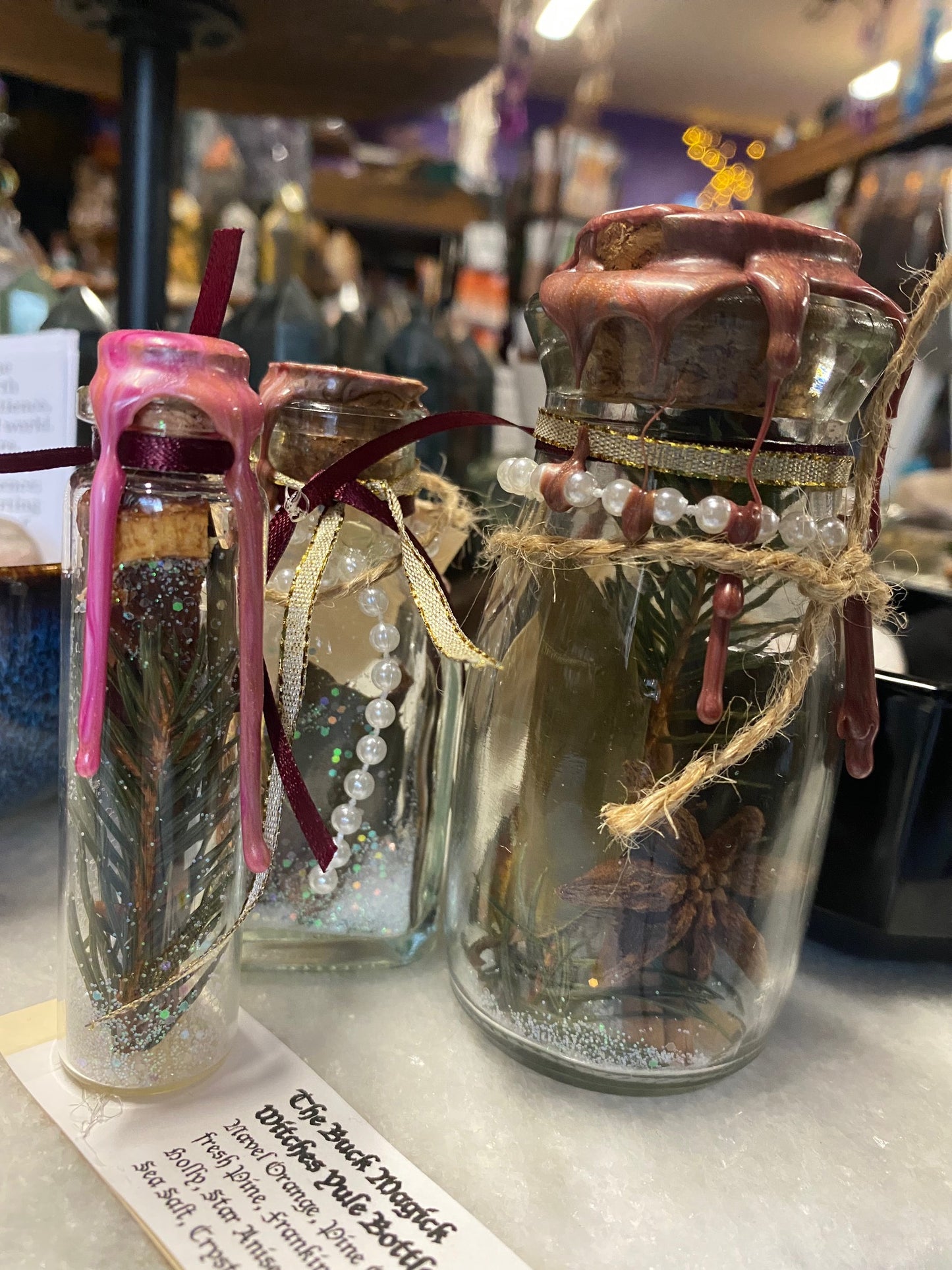 The Buck Magick Yule Bottle