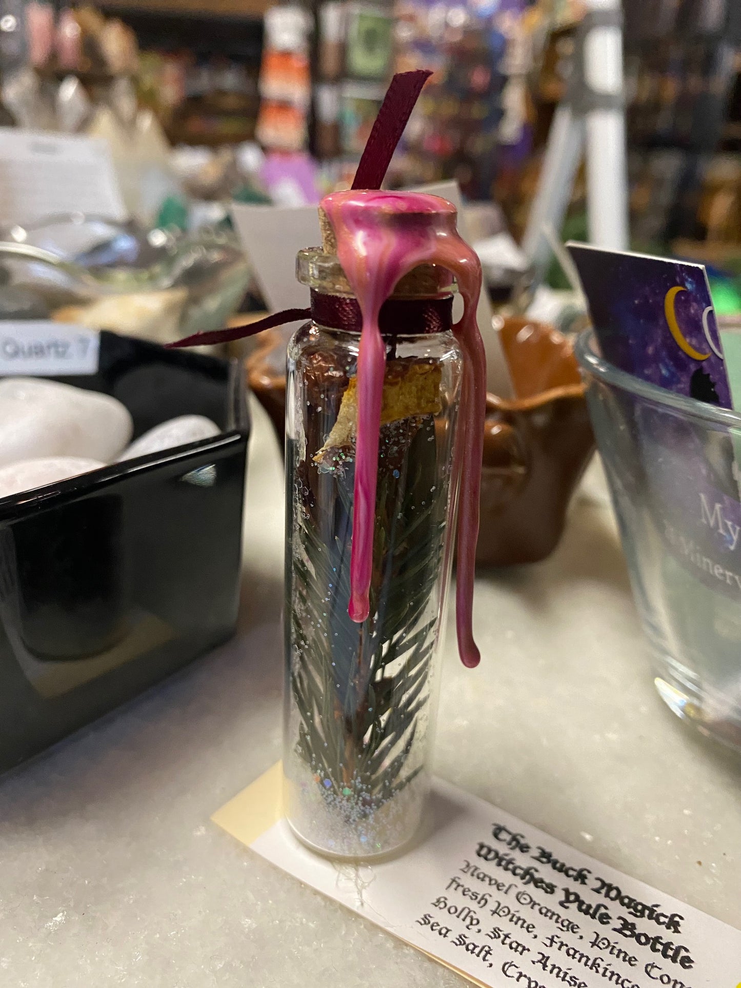 The Buck Magick Yule Bottle