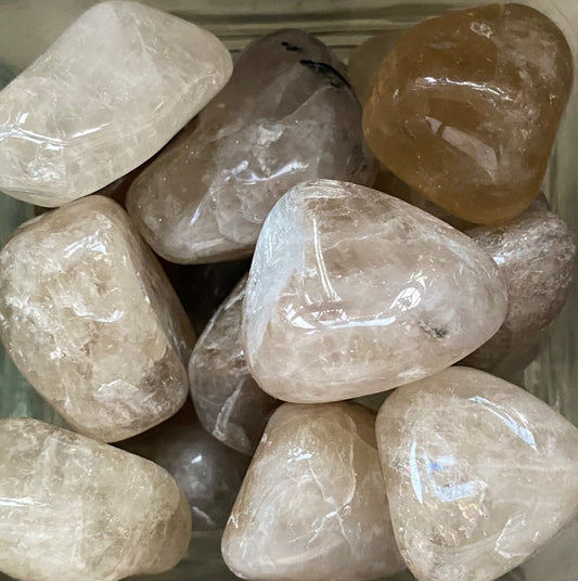 Natural Citrine tumbled stone