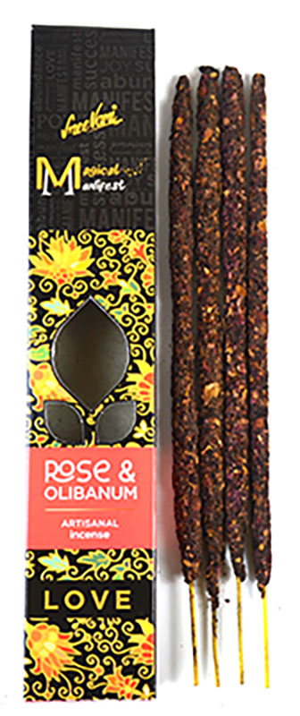Rose & Olibanum (Love) Manifest Sticks 4 pack