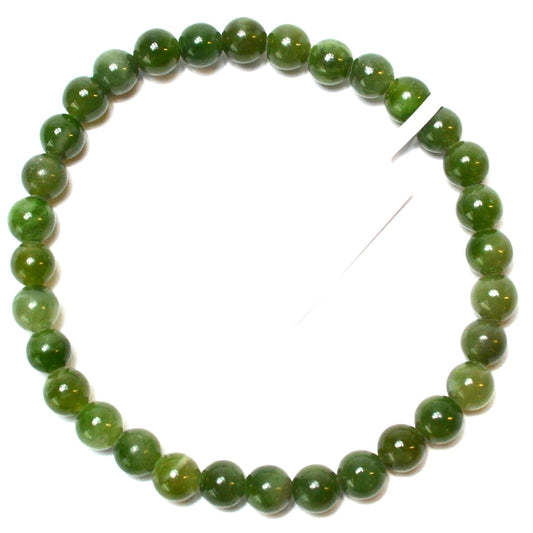 Nephrite Jade 6mm bracelet