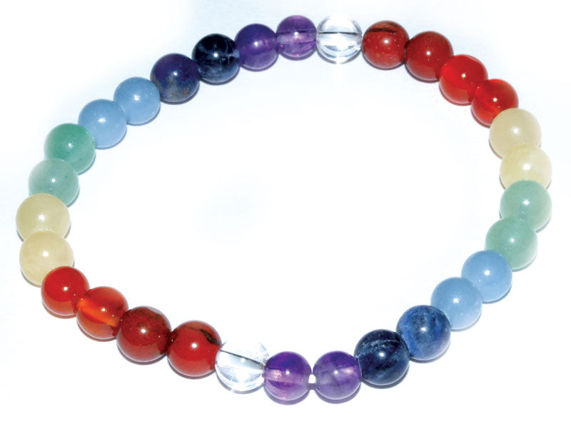 7 Chakra Stone Bracelet 6mm