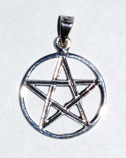 3/4" Pentagram sterling