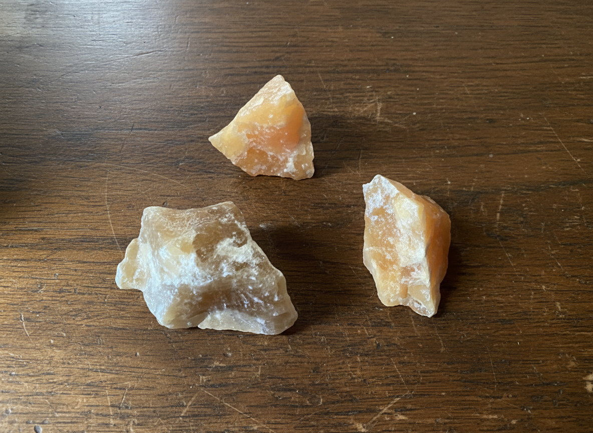 Orange Calcite is a powerful energy amplifier and cleanser
