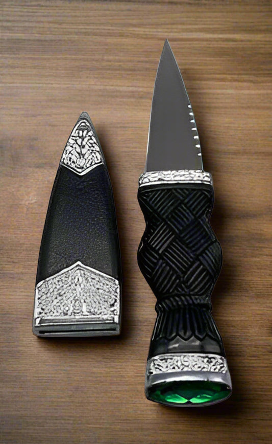 7 1/4" Green Scottish Dirk