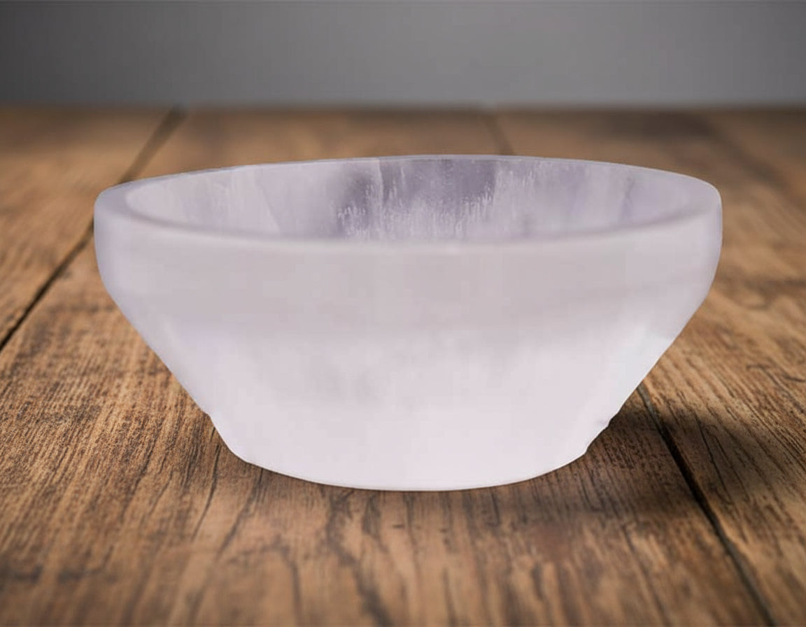 2" Satin Spar (Selenite) bowl