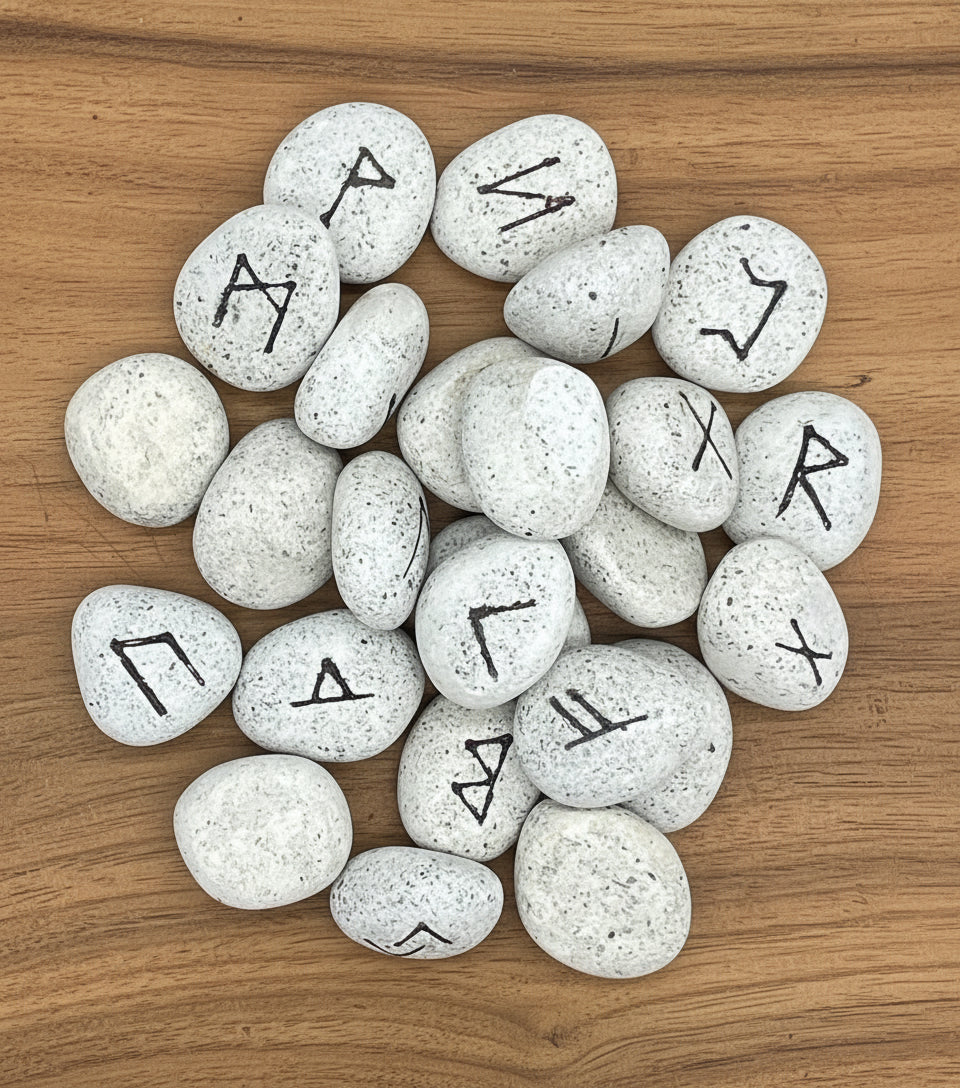 Ceramic Rune Set