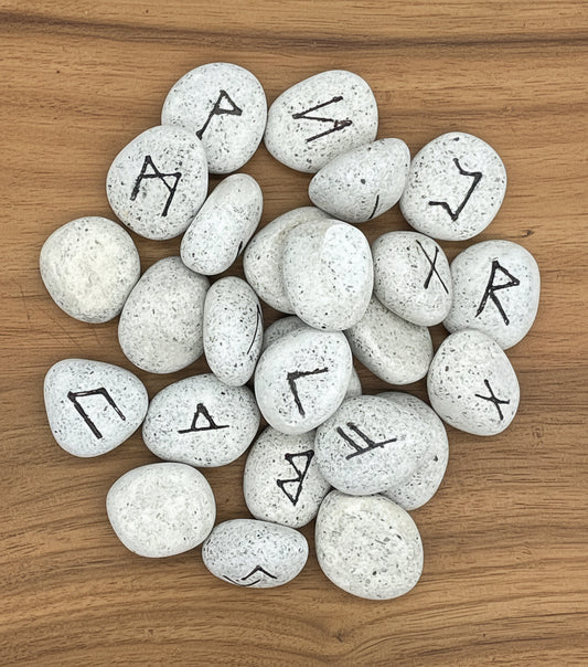 Ceramic Rune Set