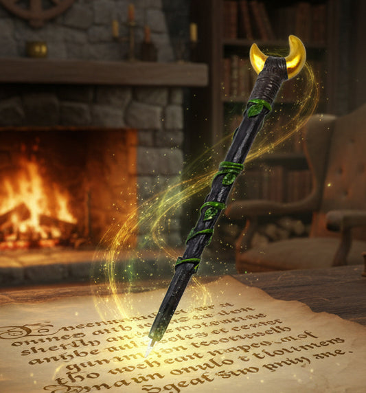 9 1/2" Moon Magic wand Pen