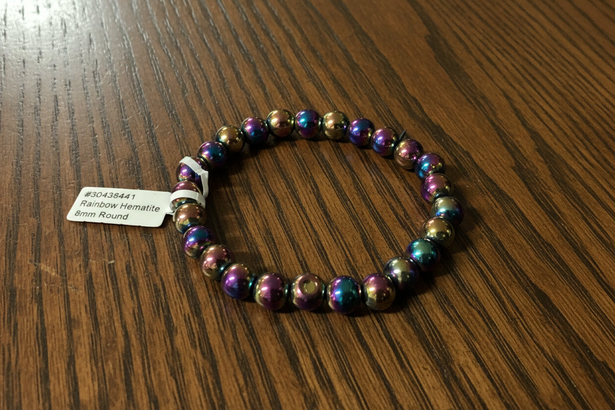 Rainbow Hematite is not only visually stimulating it helps to absorb negative energy