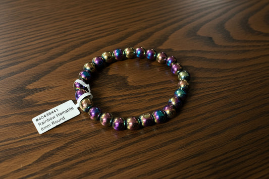 Rainbow Hematite is not only visually stimulating it helps to absorb negative energy