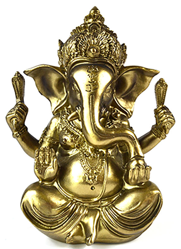 Gold Ganesha 5 3/4"