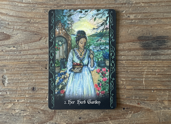 This enchanting oracle is an illuminating tapestry of insight, comfort, healing, and practical guidance for awakening your charms and senses. 
