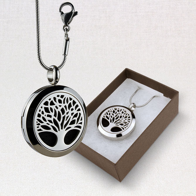 Sun’s Eye Aromatherapy Locket - Tree of Life