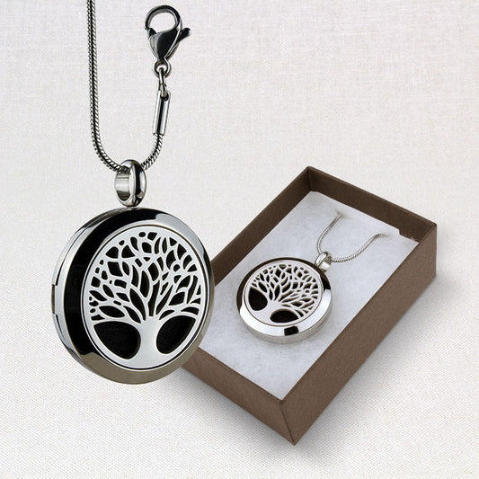 Sun’s Eye Aromatherapy Locket - Tree of Life