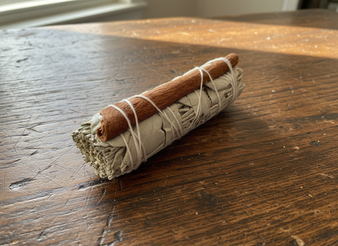 White Sage and Cinnamon.