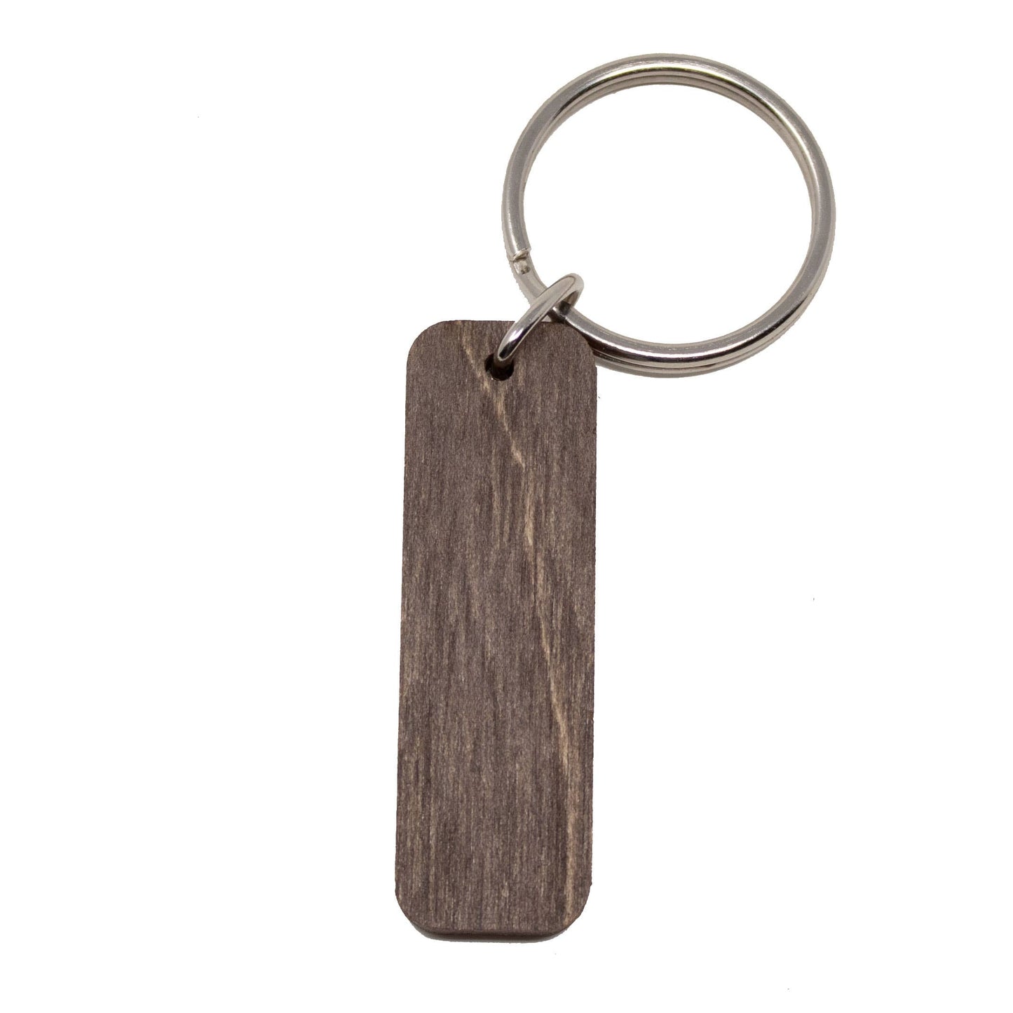Moon Phases Cut Wooden Keychain - Zipper Pull