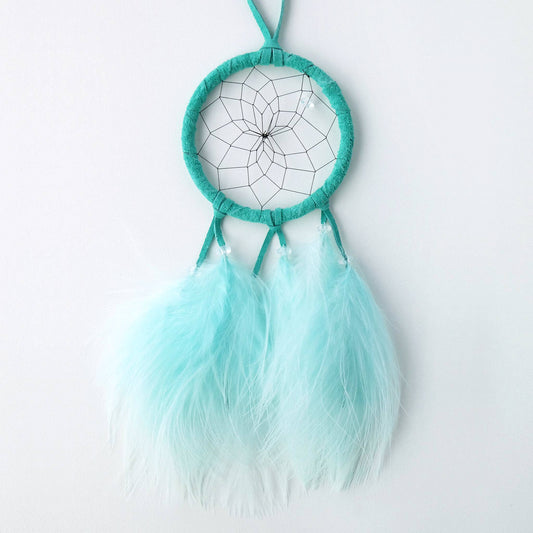 2.5" Mint Fluffy Dream Catcher
