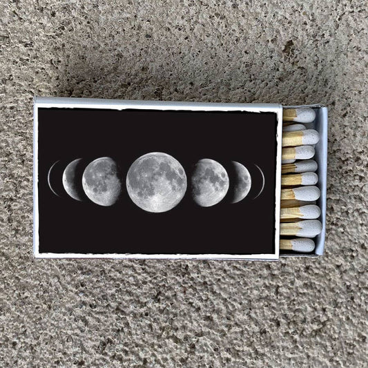 Matches • Moon Phases Matchbox • Candle Accessory