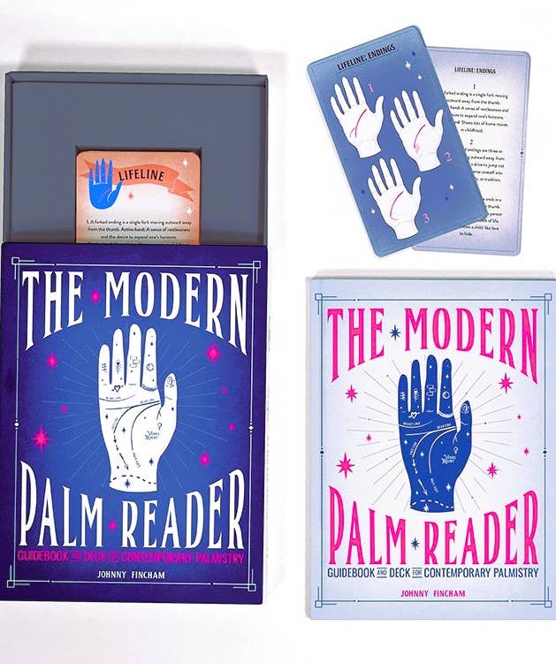 Modern Palm Reader (Guidebook & Deck Set)