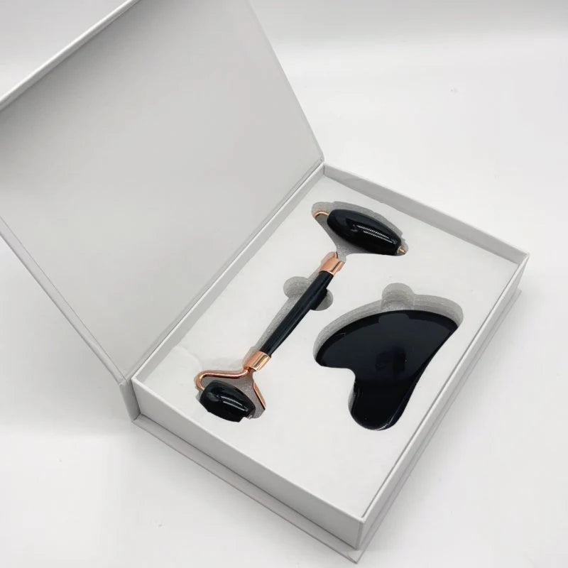 Crystal Gua Sha & Roller Set