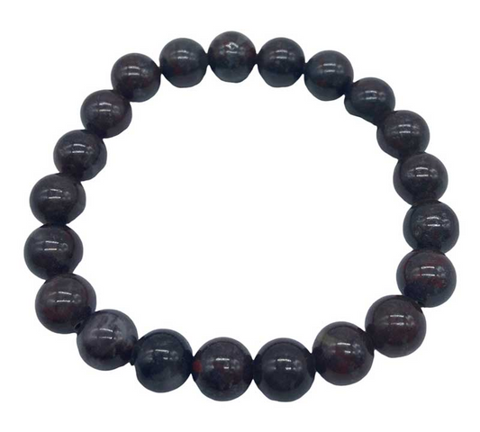 8mm Bloodstone bracelet long size