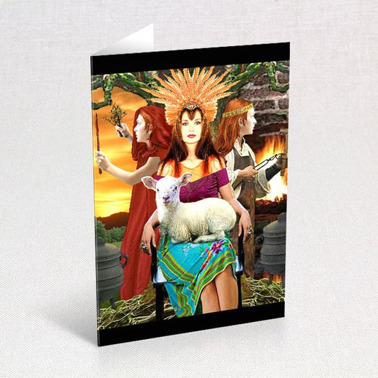 Suns Eye Deity Goddess & Symbolic Greeting Cards