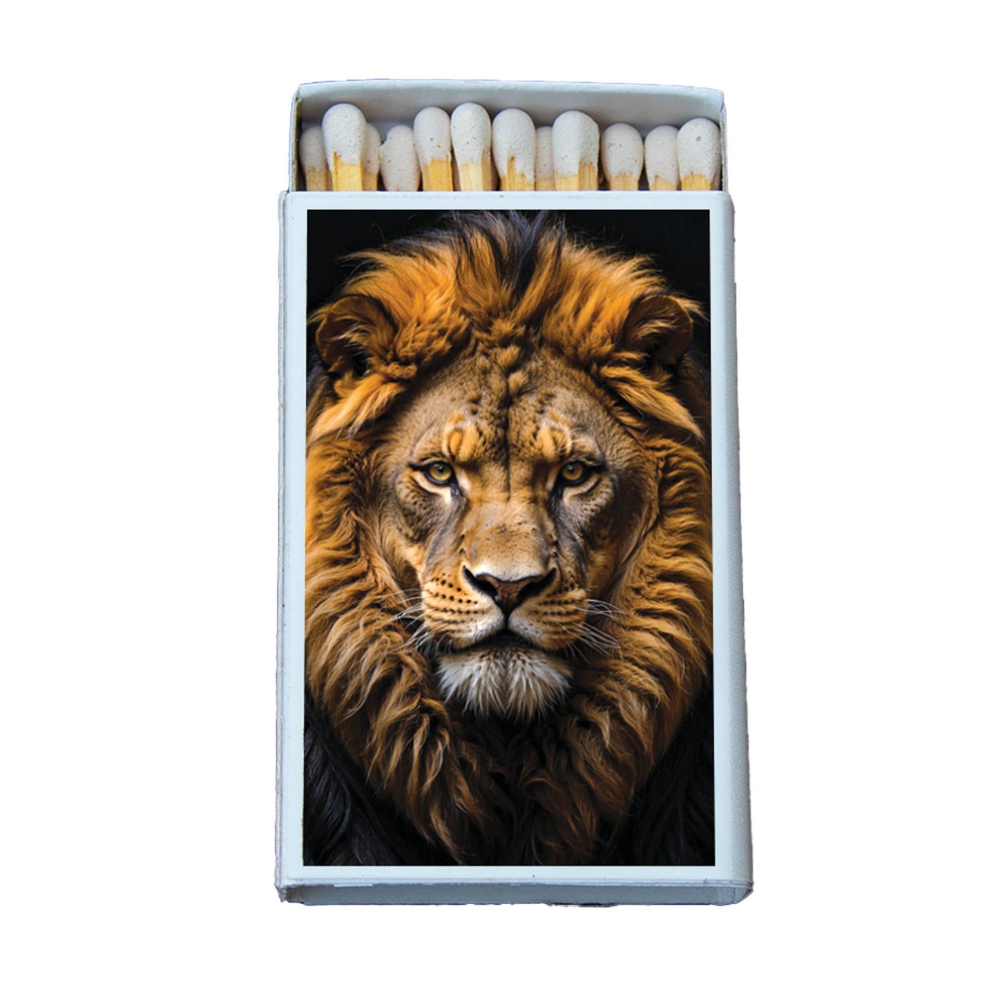 Lion Matchbox • Candle Accessories • Decorative Matches