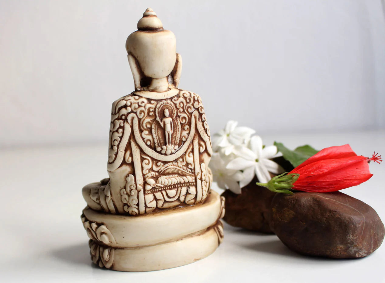 Meditating Buddha Resin Statue