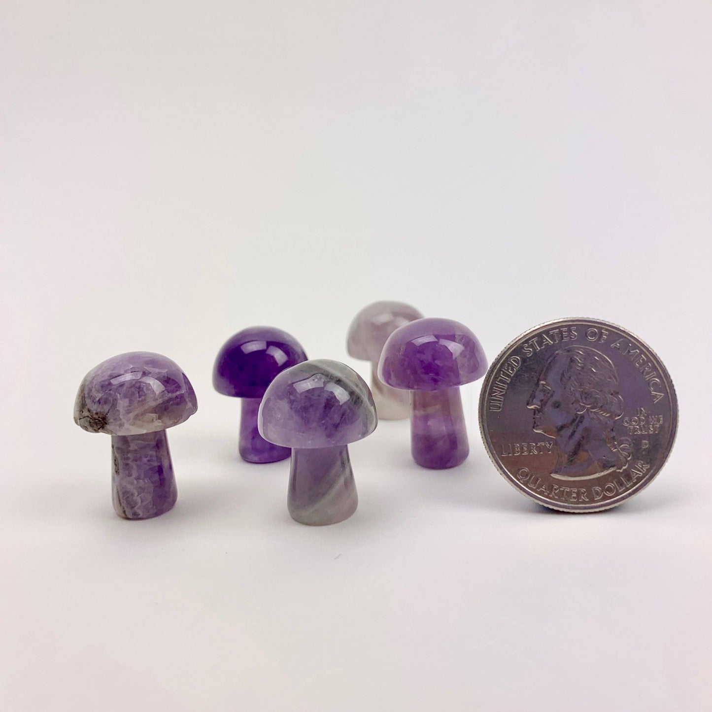 Mini Magic Mushrooms stone carving | 20mm