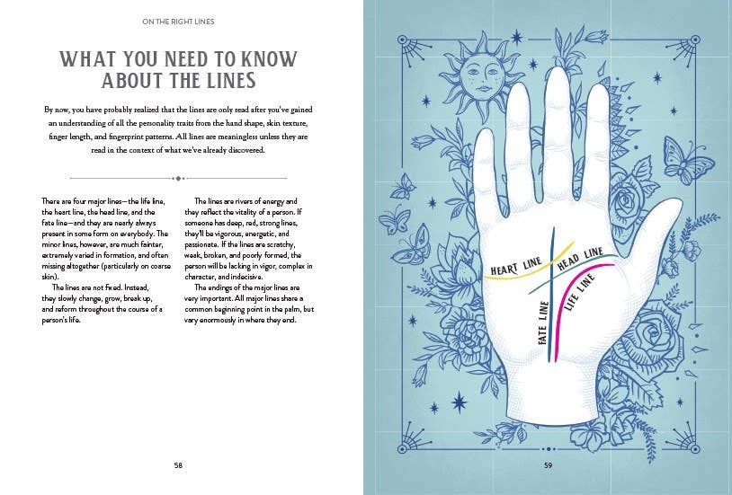 Modern Palm Reader (Guidebook & Deck Set)