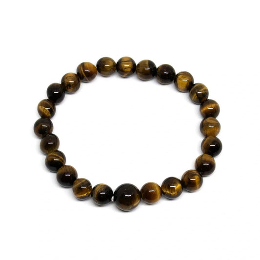 Tiger's Eye Beaded Bracelet Wrist Mala 6mm - Small Wrist