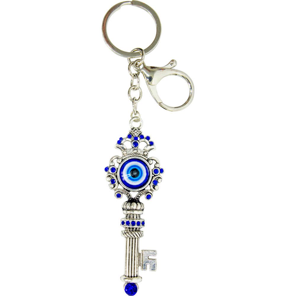 Evil Eye Talisman Key Ring - Latch Key (Each)