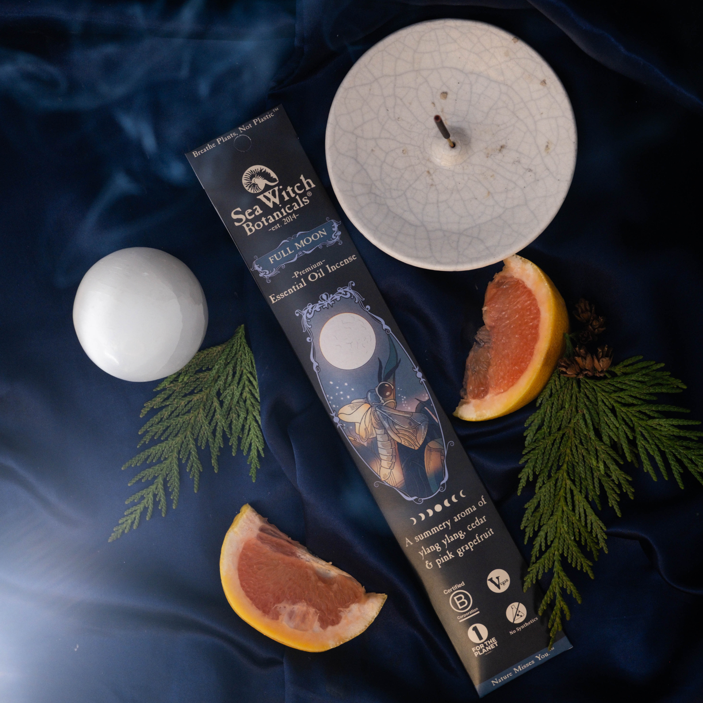 Sea Witch Botanicals Moon Phase Incense - Full Moon