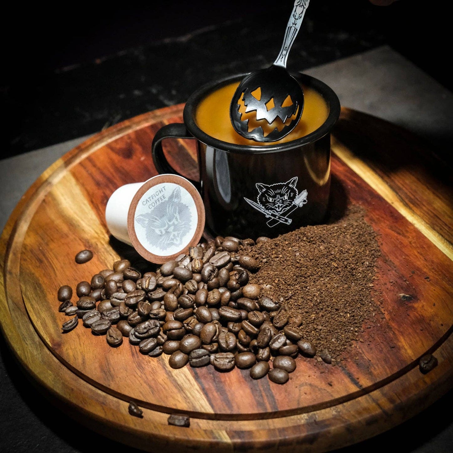 Cat Fight Coffee Black Magic English Walnut K-Cup Pods