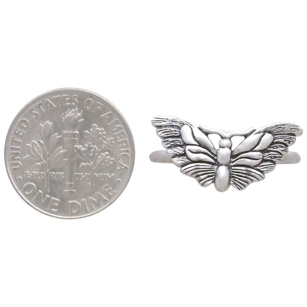 Butterfly Moth Ring