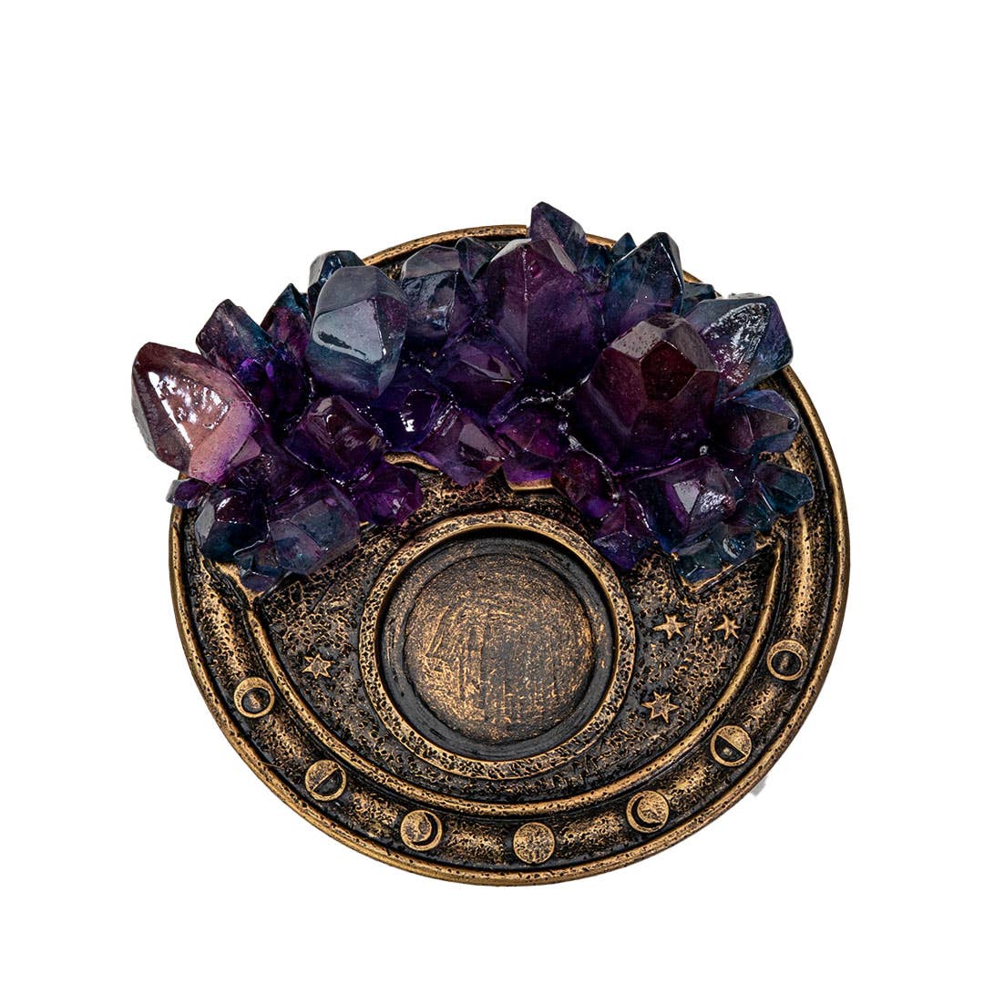 Crystal Candle Holder (resin)