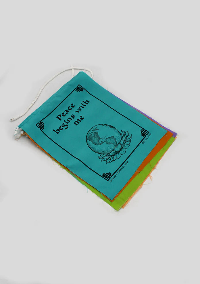 Peace English Prayer Flags of Compassion and Passion