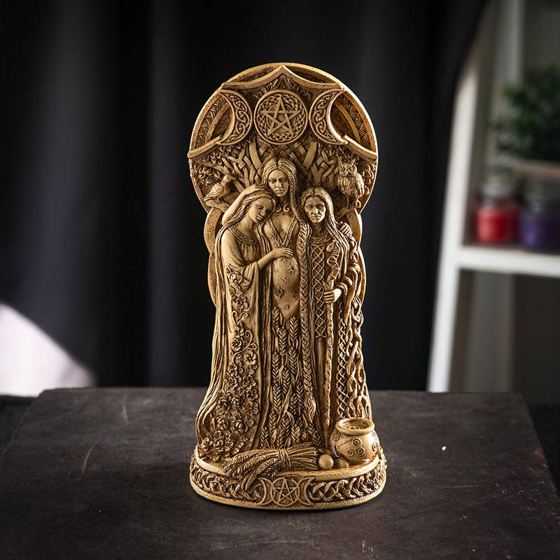 Triple Goddess Statue