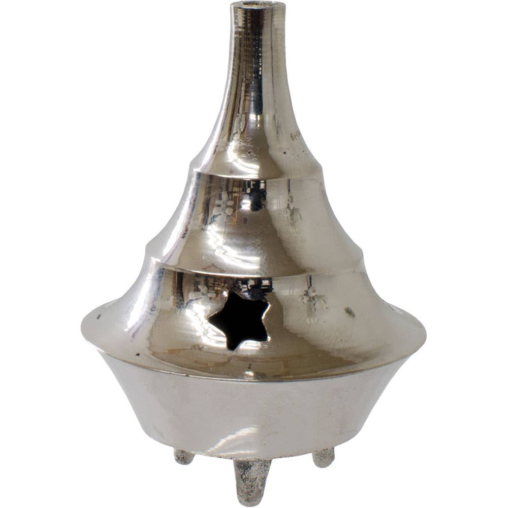 Brass Cone Burner Silver
